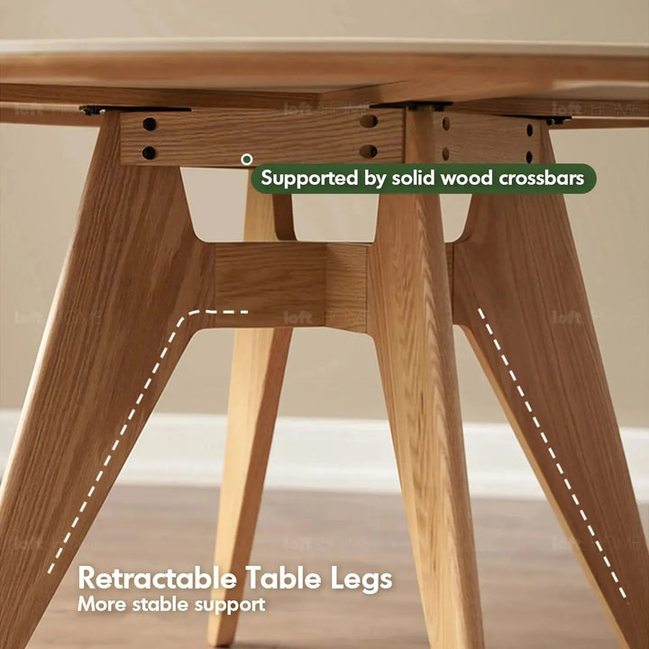 Scandinavian Sintered Stone Round Dining Table BELLY