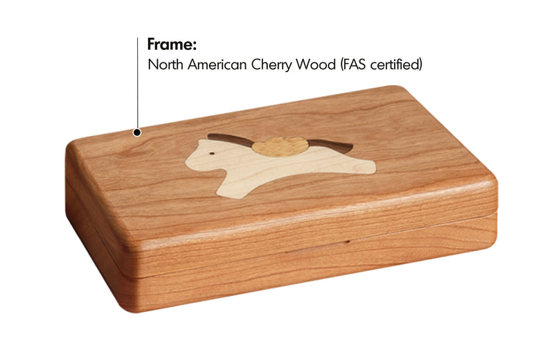 more material details of Scandinavian Solid Wood Jewelry Box KEEPSA