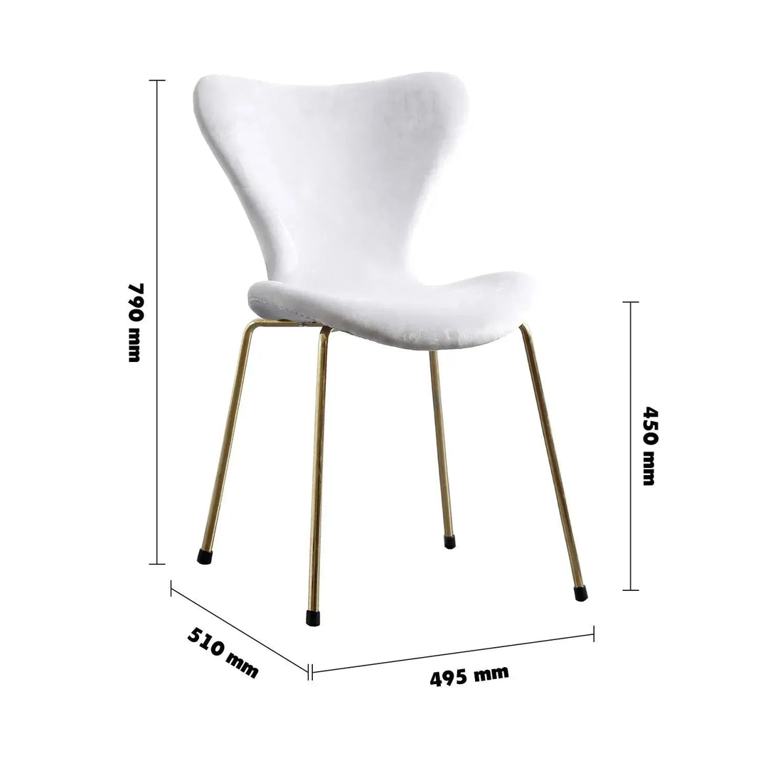 Modern Velvet Dining Chair ANT
