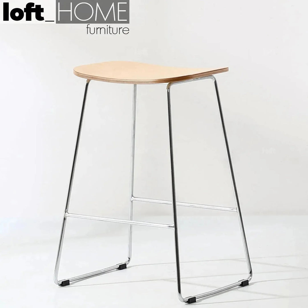 Modern Wood Bar Chair WINNIE