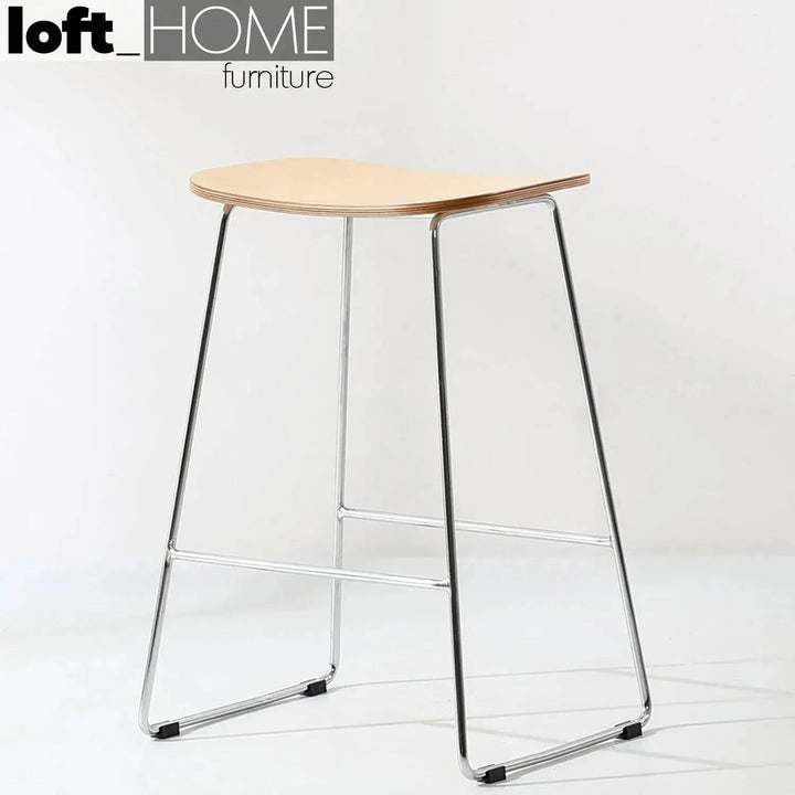 Modern Wood Bar Chair WINNIE