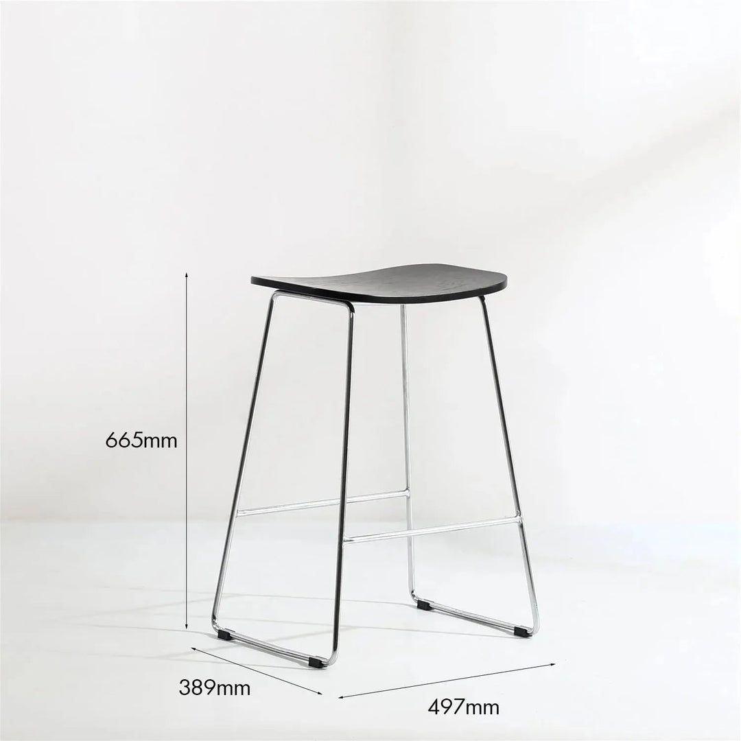 Modern Wood Bar Chair WINNIE