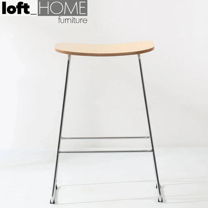 Modern Wood Bar Chair WINNIE