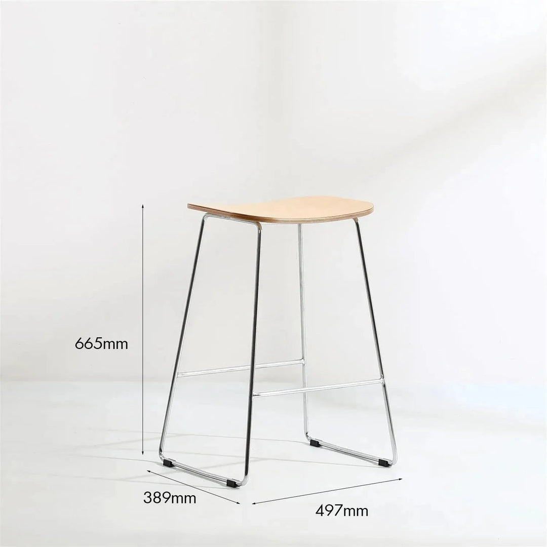 Modern Wood Bar Chair WINNIE