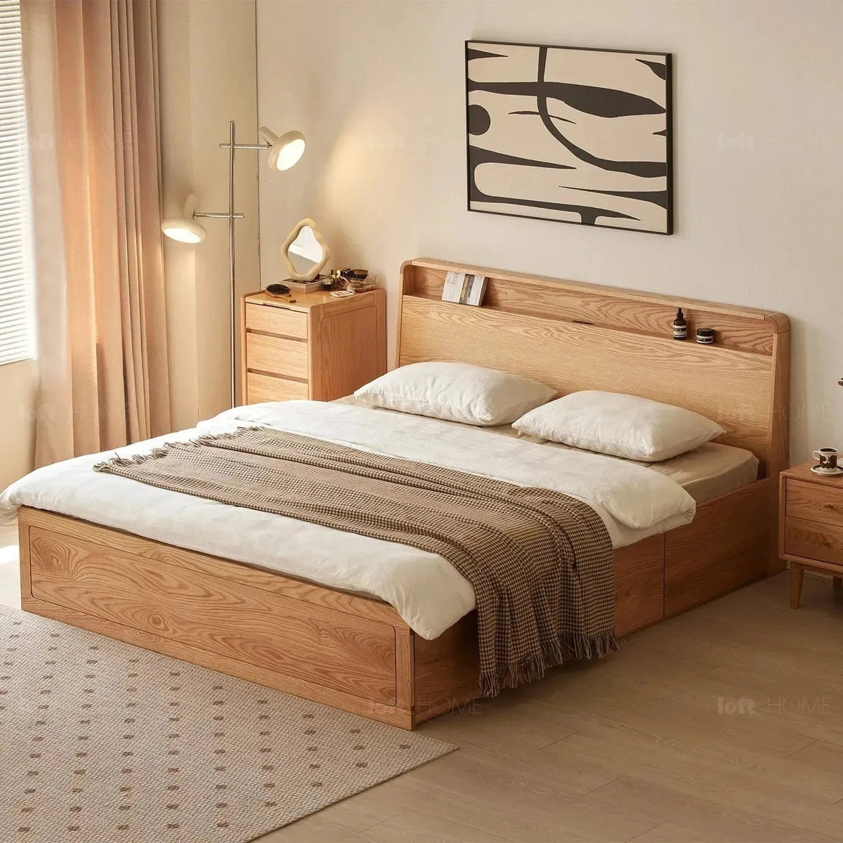 Scandinavian wood bed classicdream detail 2.