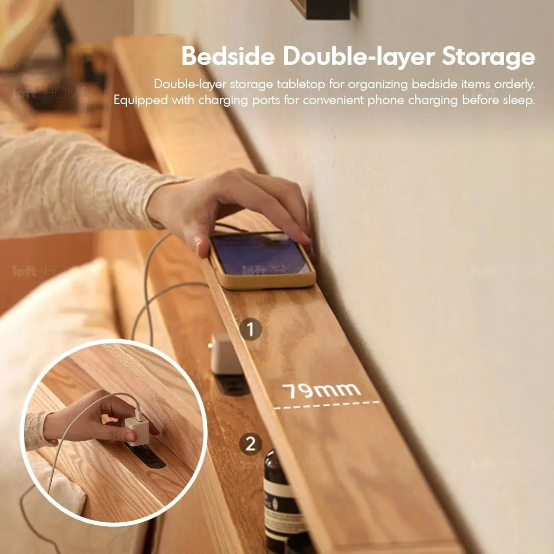 Scandinavian Wood Bed CLASSICDREAM