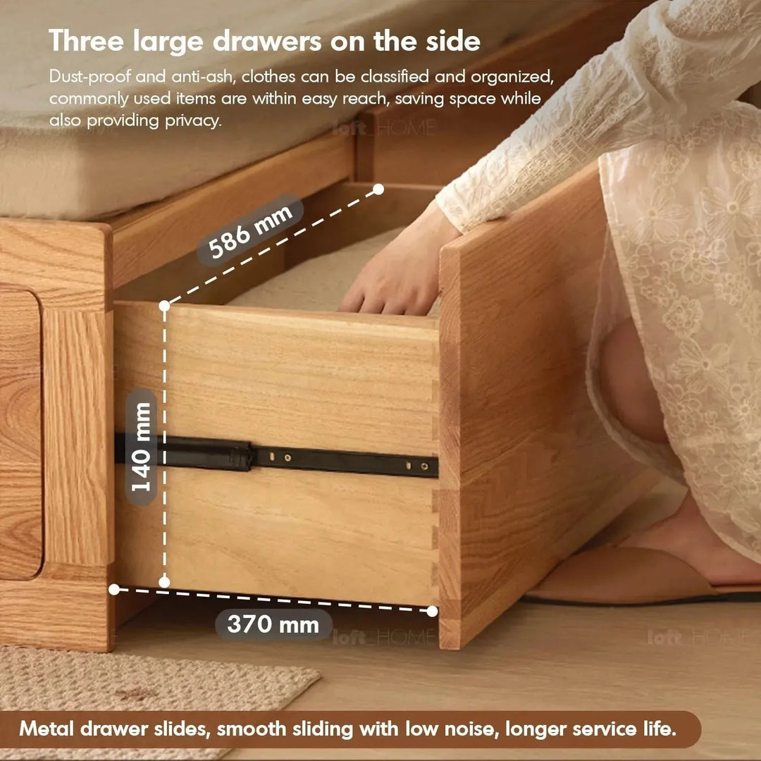 Scandinavian Wood Bed CLASSICDREAM