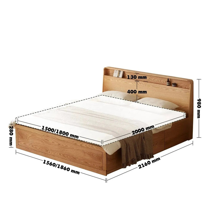 Scandinavian Wood Bed CLASSICDREAM