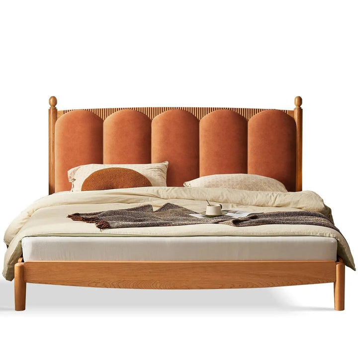 Scandinavian Wood Bed Frame CHERRY RADIANT