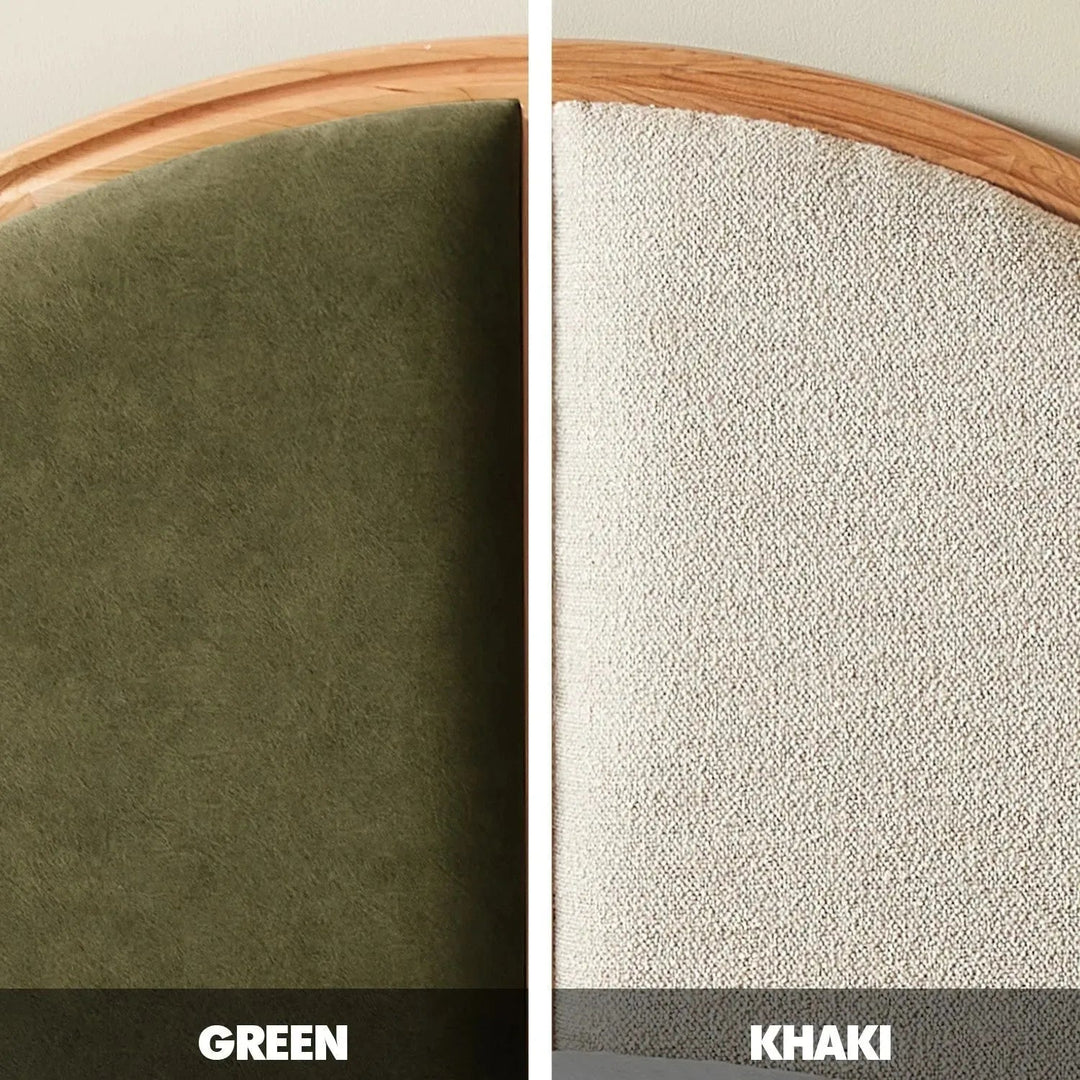 Cream Wood Bed SUNNYDAWN