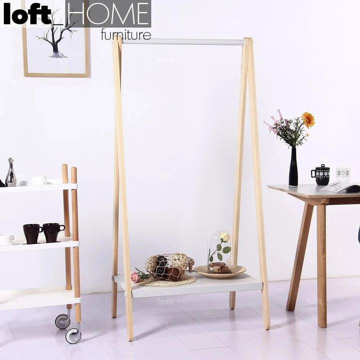 Modern Wood Cloth Hanger TOJ