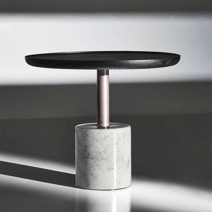 Japandi wood coffee table lumen primary product view.