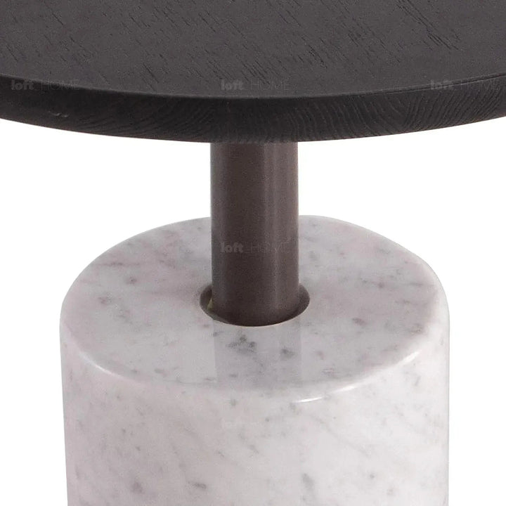 Japandi wood coffee table lumen with context.