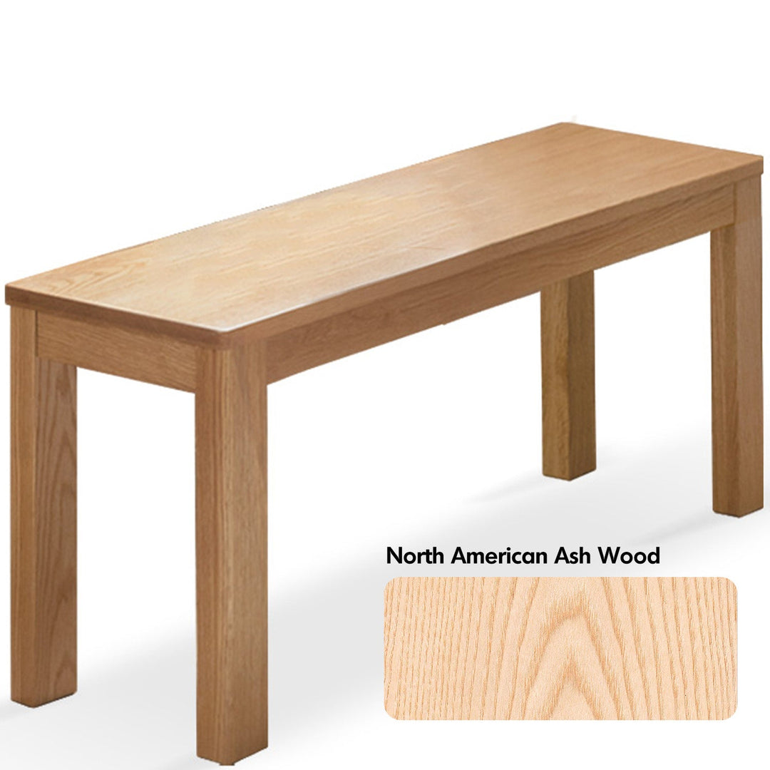 Scandinavian Wood Dining Bench BRICO