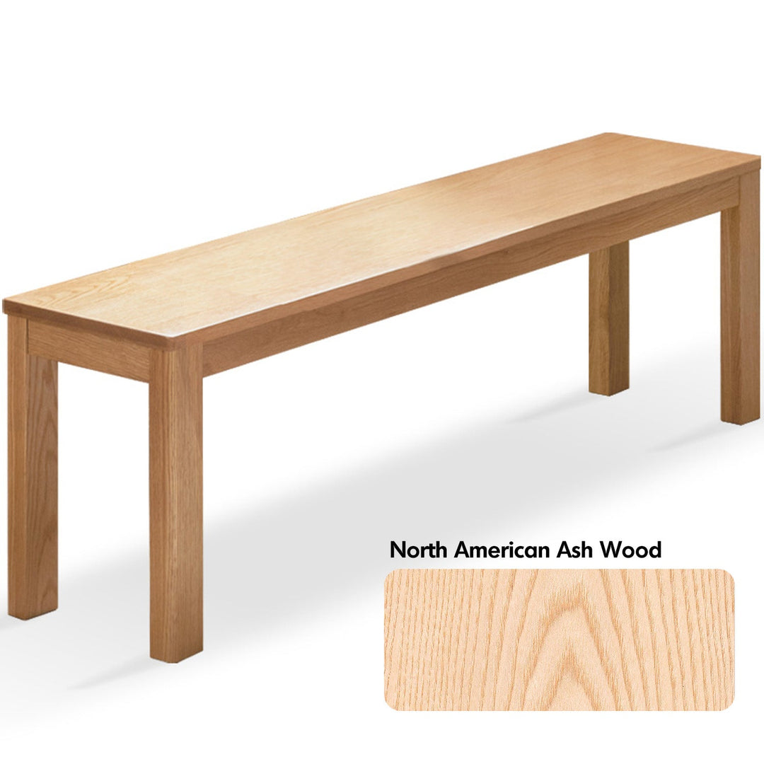 Scandinavian Wood Dining Bench BRICO
