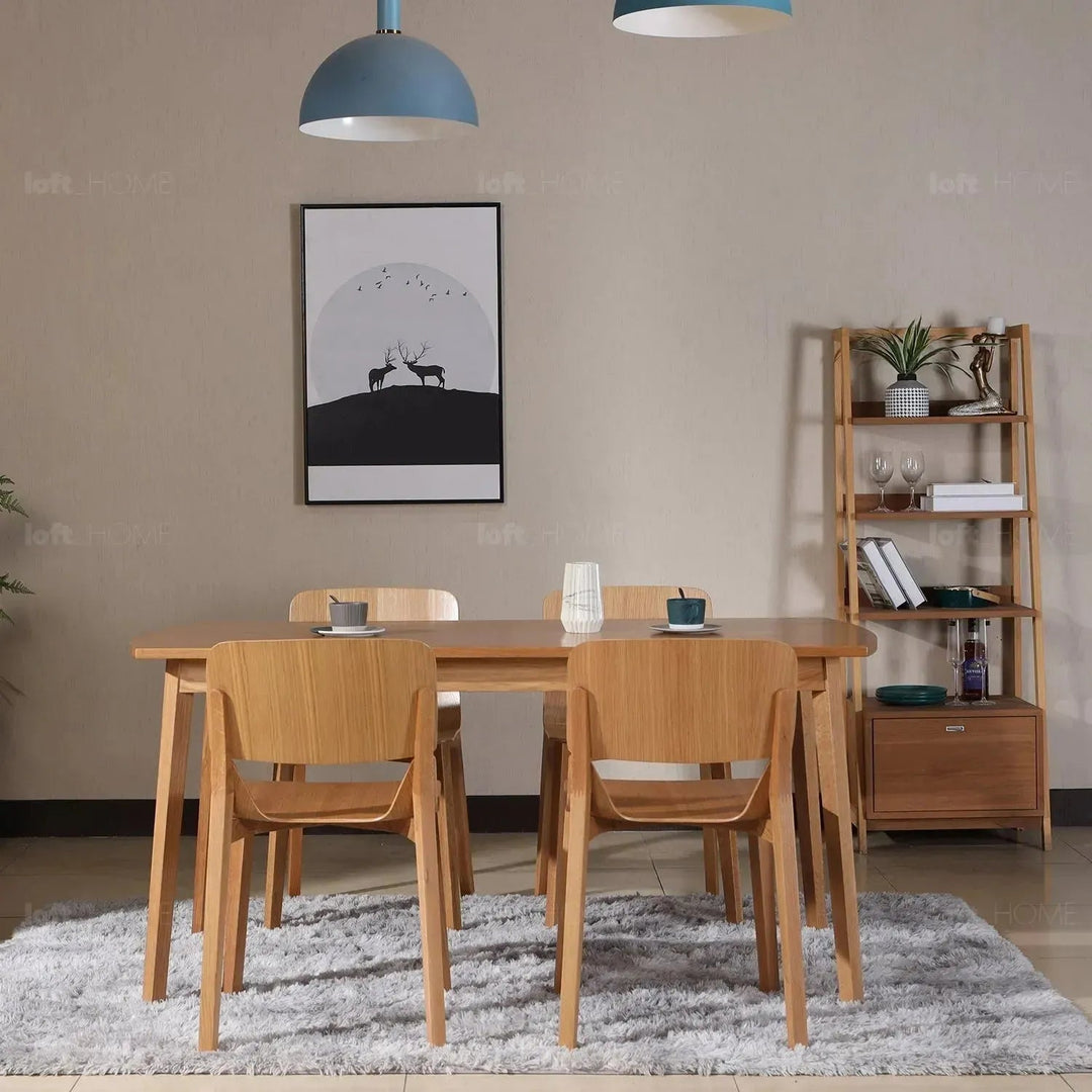 Scandinavian Wood Dining Chair 2pcs Set KISMET