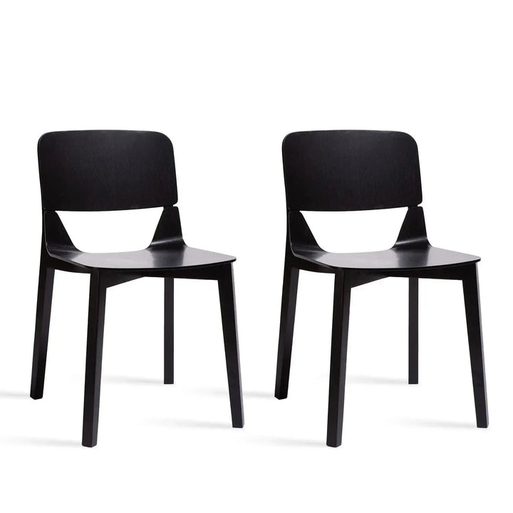 Scandinavian Wood Dining Chair 2pcs Set KISMET