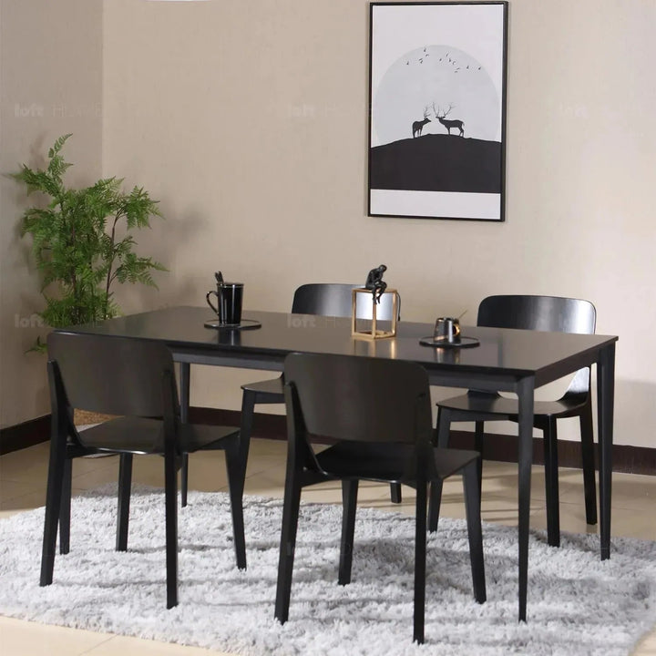 Scandinavian Wood Dining Chair 2pcs Set KISMET