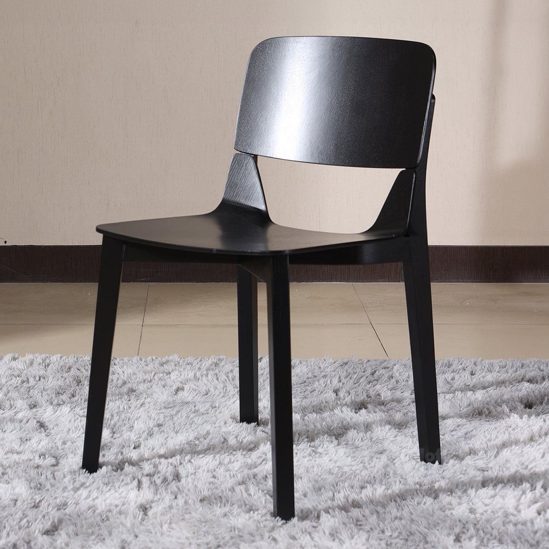 Scandinavian Wood Dining Chair 2pcs Set KISMET