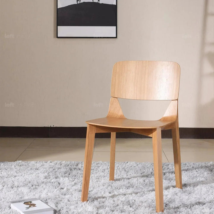 Scandinavian Wood Dining Chair 2pcs Set KISMET