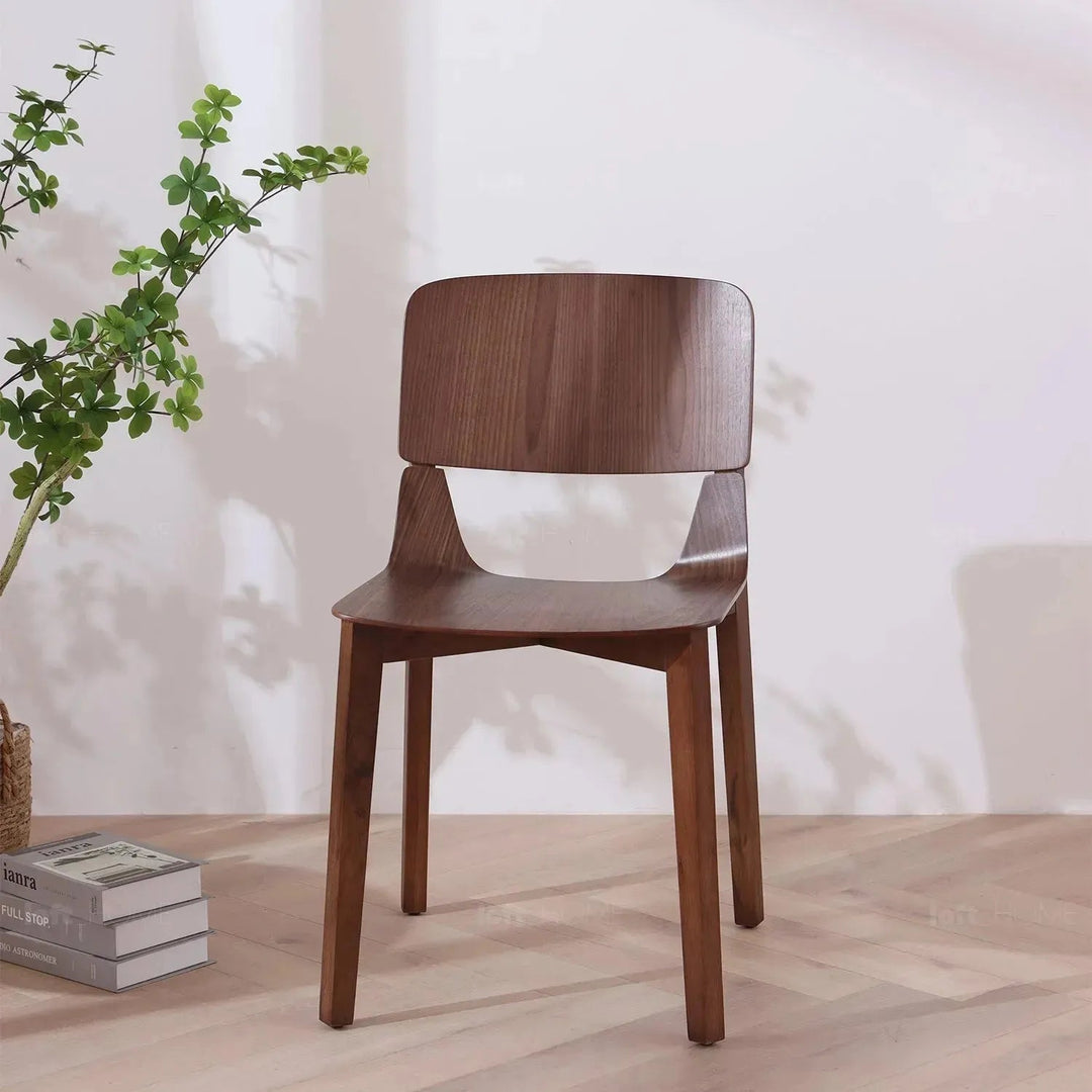 Scandinavian Wood Dining Chair 2pcs Set KISMET