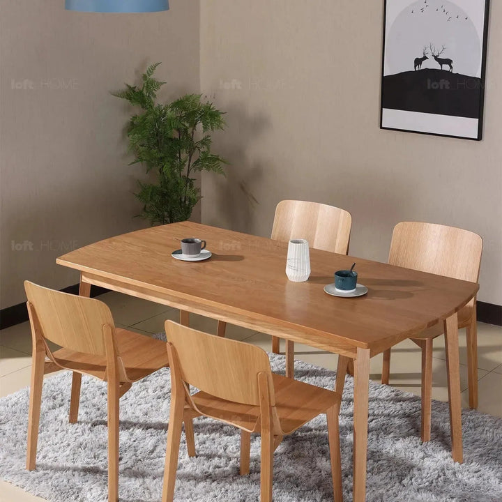 Scandinavian Wood Dining Chair 2pcs Set KISMET