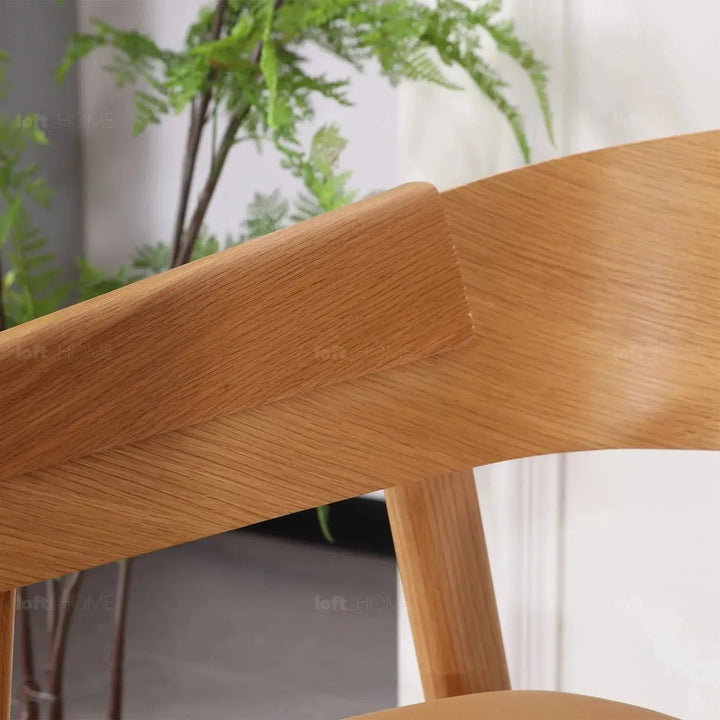 Scandinavian Wood Dining Chair 2pcs Set LOOM