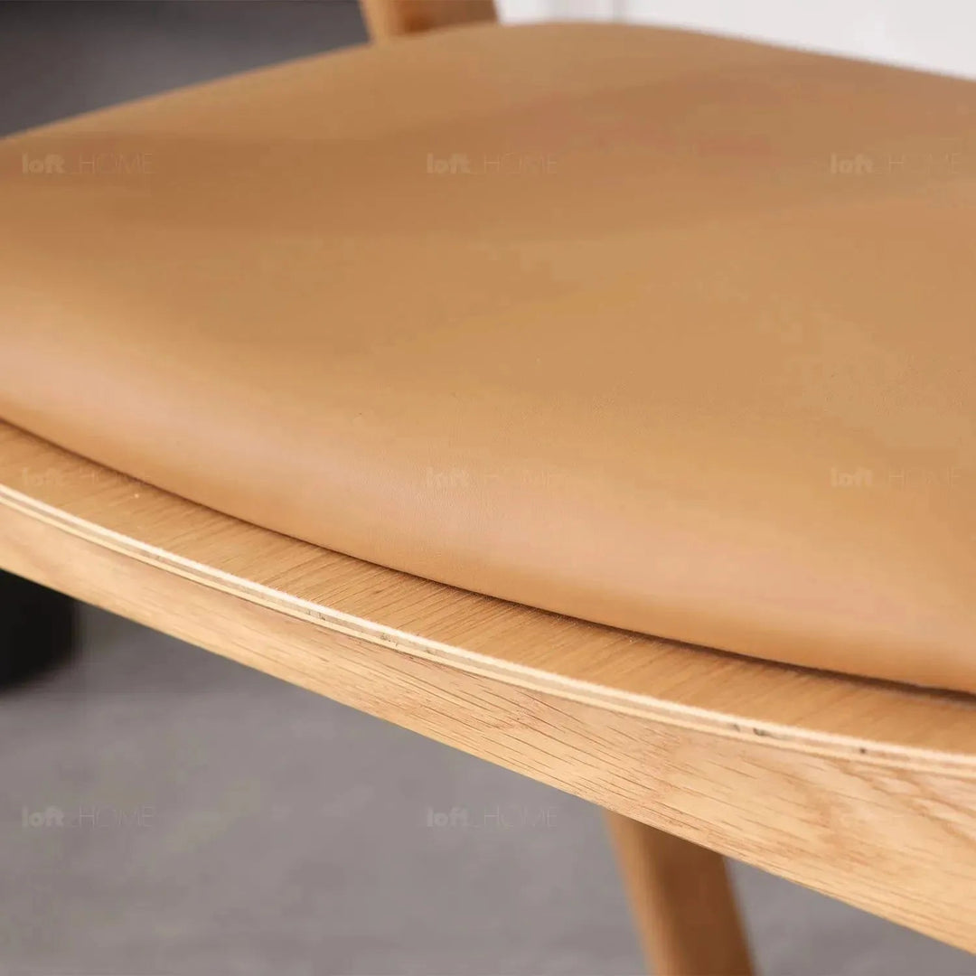 Scandinavian Wood Dining Chair 2pcs Set LOOM