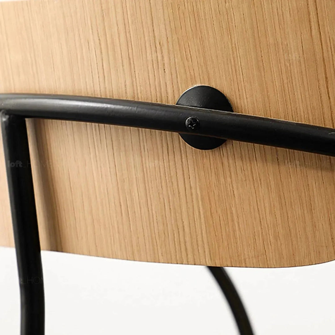 Industrial Wood Dining Chair PAVILION AV1