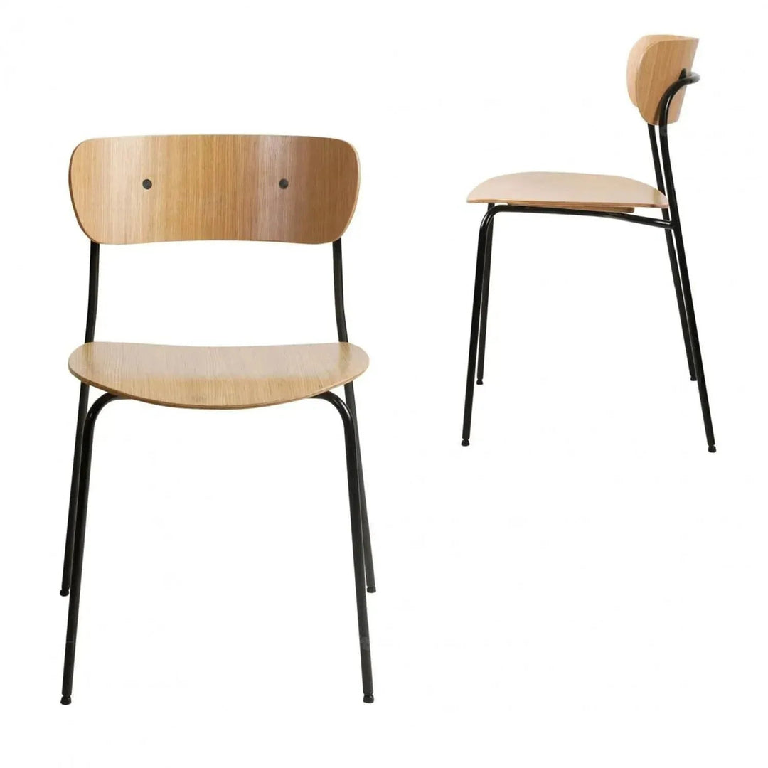 Industrial Wood Dining Chair PAVILION AV1