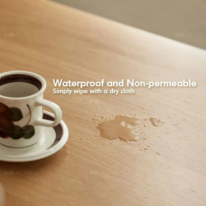 Scandinavian Wood Dining Table OAK SQUARE