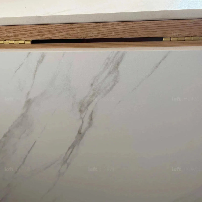 Scandinavian wood foldable extendable dining table hemu detail 9.