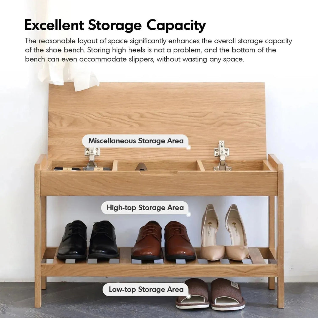 Scandinavian Wood Footstool NORWAY