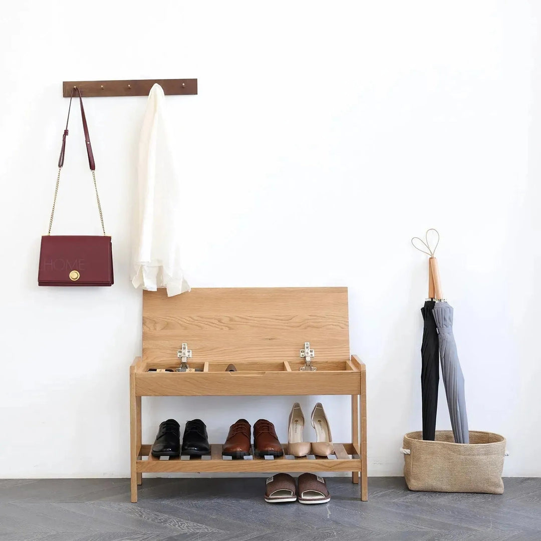 Scandinavian Wood Footstool NORWAY