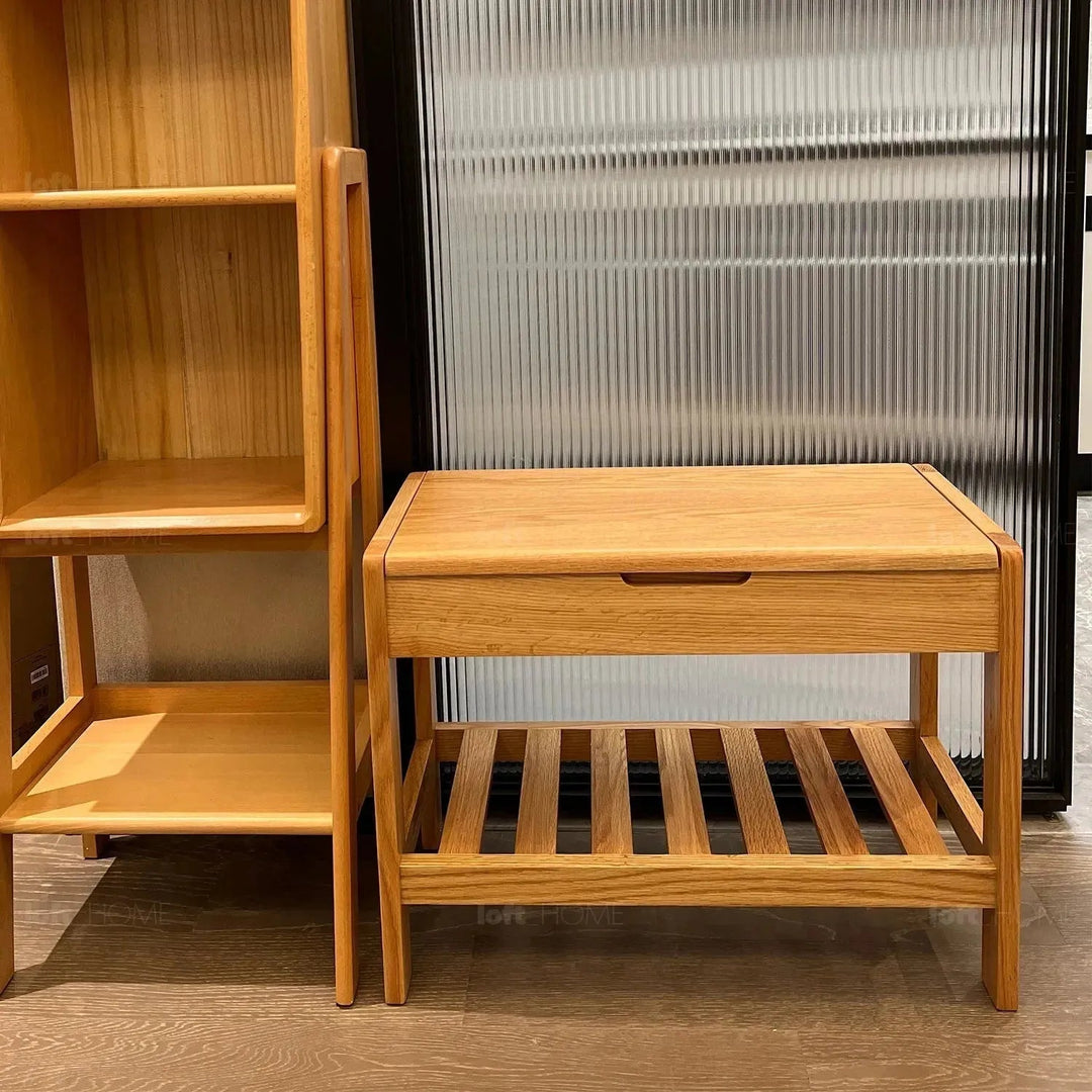Scandinavian Wood Footstool NORWAY