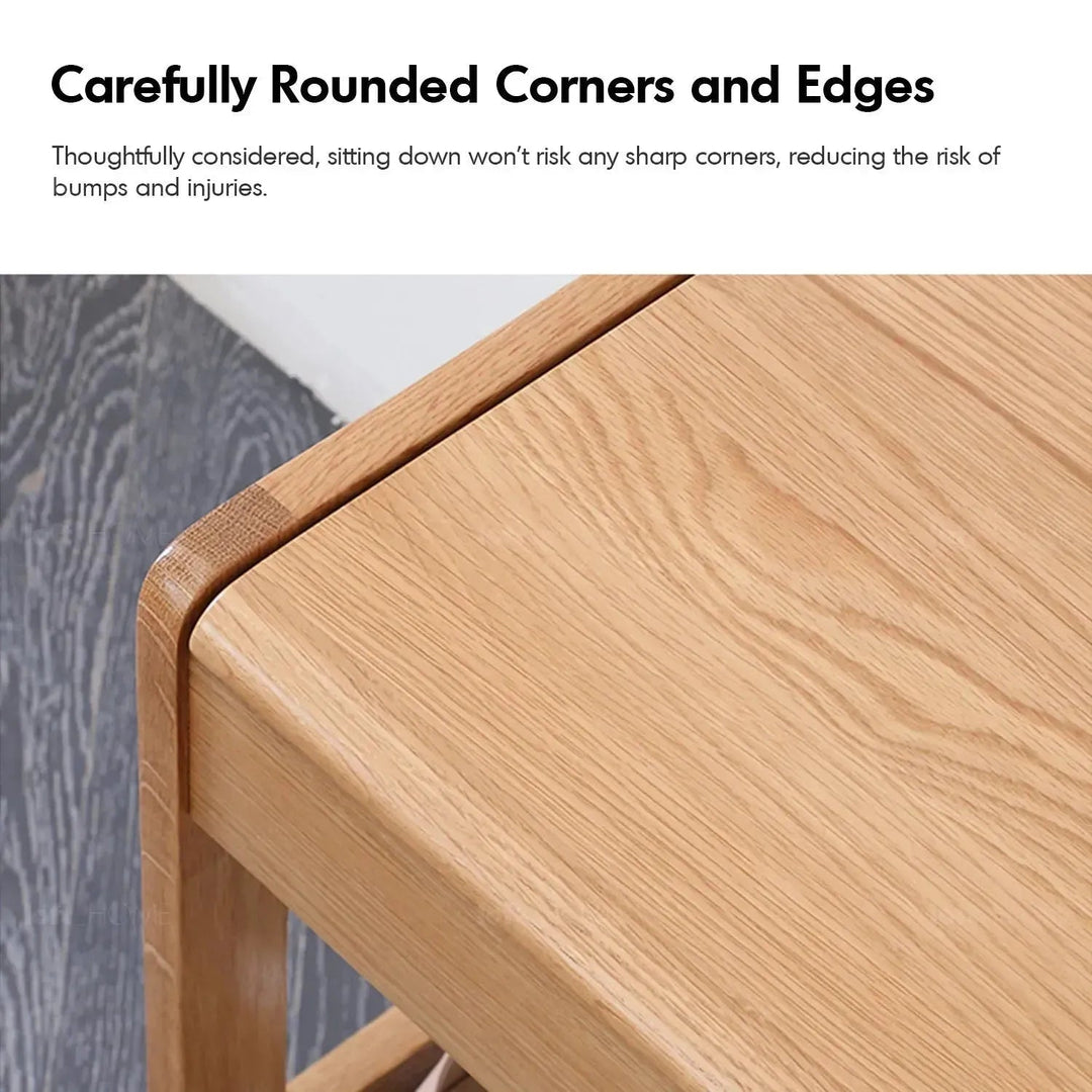 Scandinavian Wood Footstool NORWAY