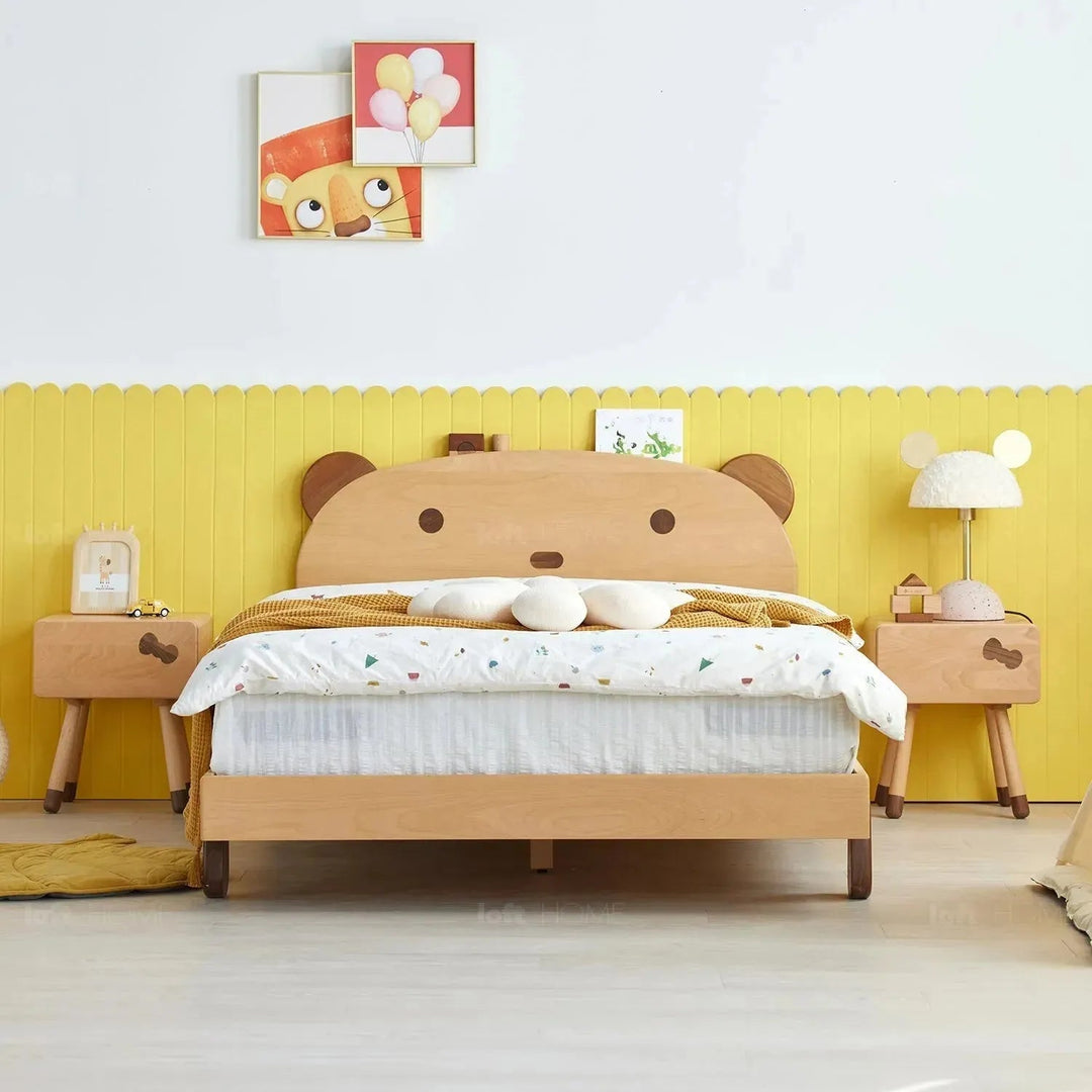 Scandinavian Wood Kids Bed BEAR