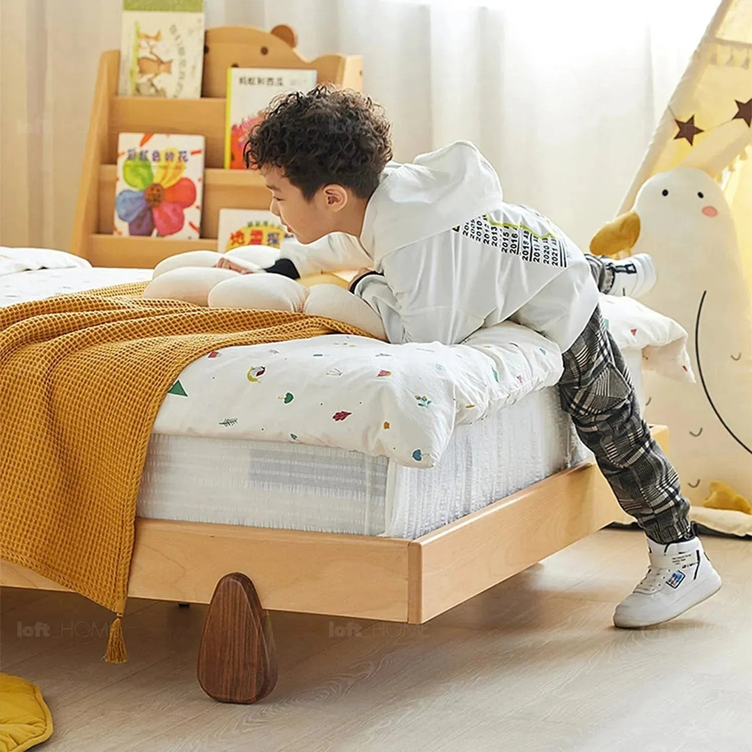 Scandinavian Wood Kids Bed BEAR