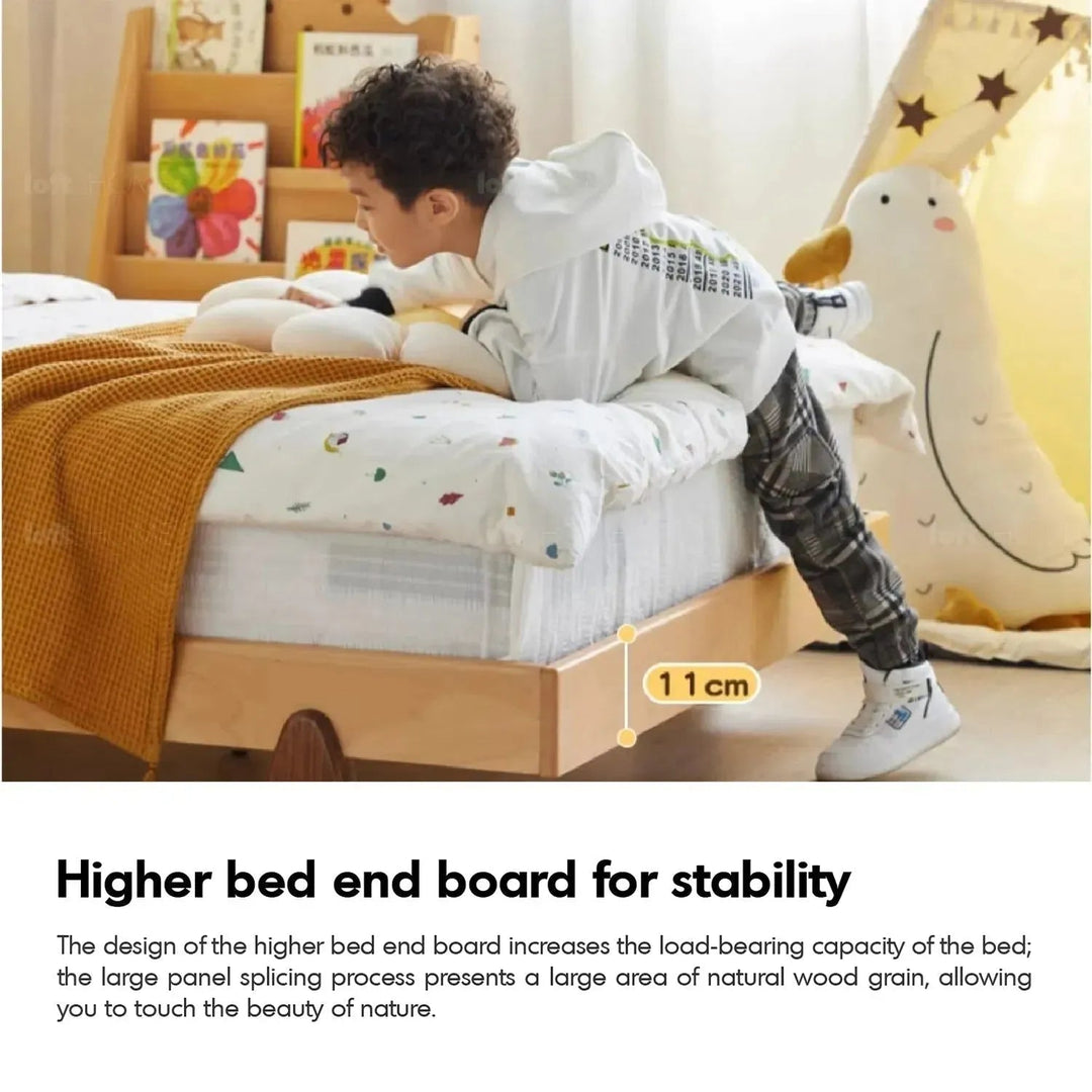 Scandinavian Wood Kids Bed BEAR