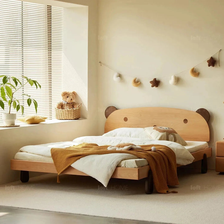 Scandinavian Wood Kids Bed BEAR