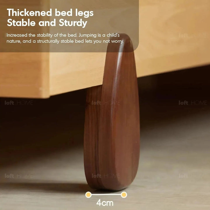 Scandinavian Wood Kids Bed BEAR