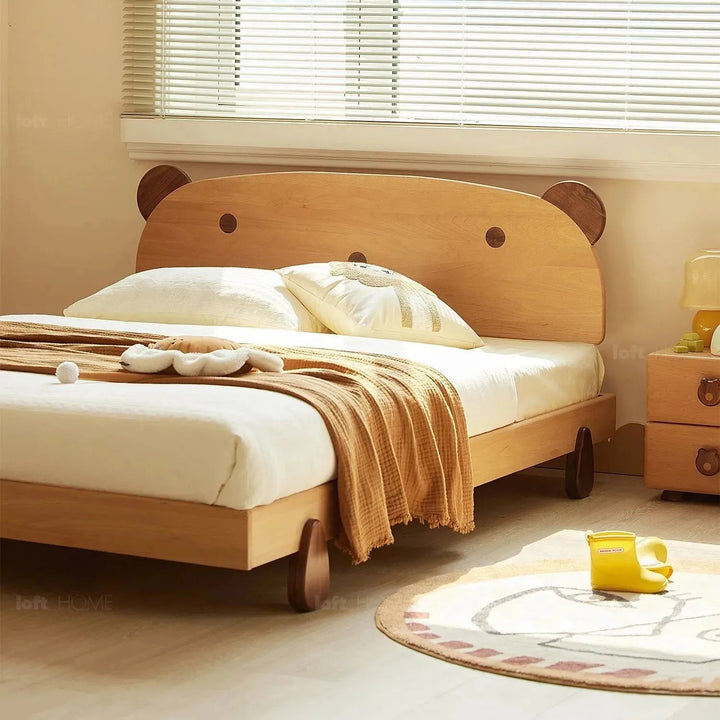 Scandinavian Wood Kids Bed BEAR