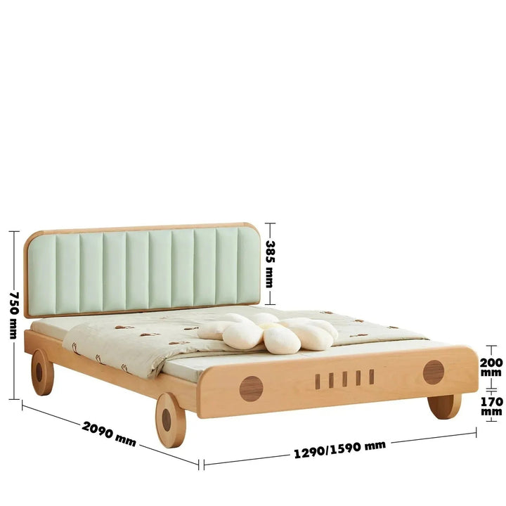 Scandinavian Wood Kids Bed CAR