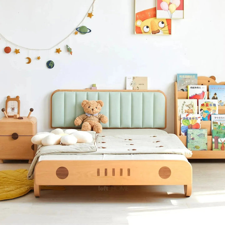 Scandinavian Wood Kids Bed CAR