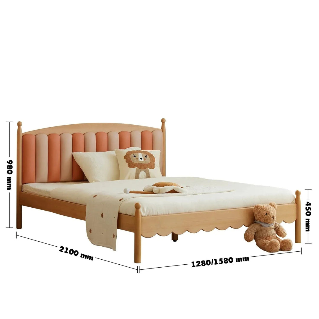 Scandinavian Wood Kids Bed MALLOW