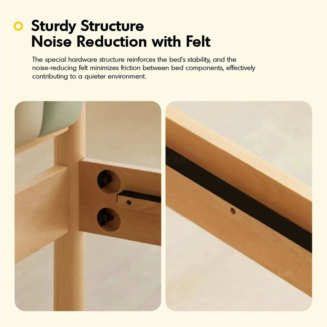 Scandinavian Wood Kids Bed MALLOW