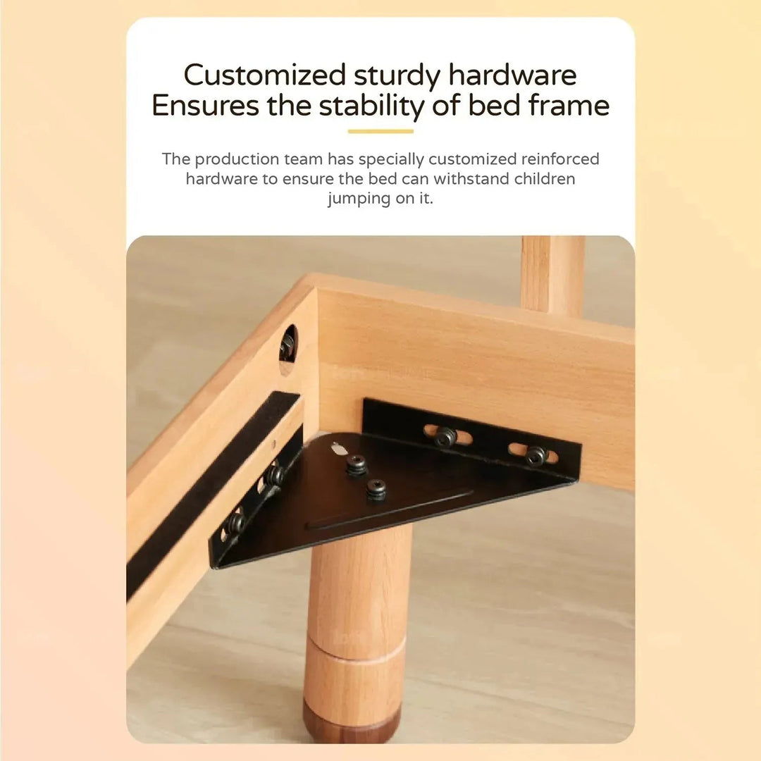 Scandinavian Wood Kids Bed PACMAN