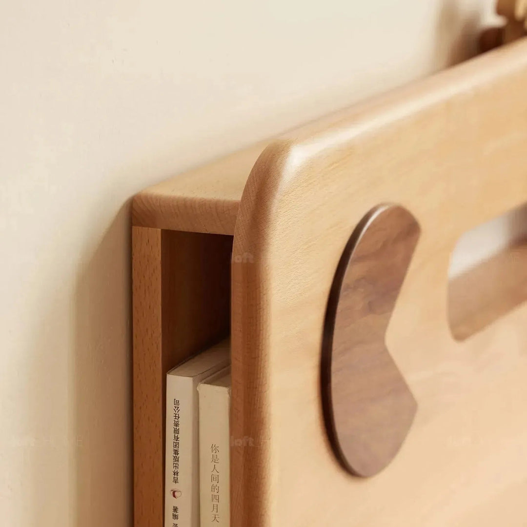 Scandinavian Wood Kids Bed PACMAN