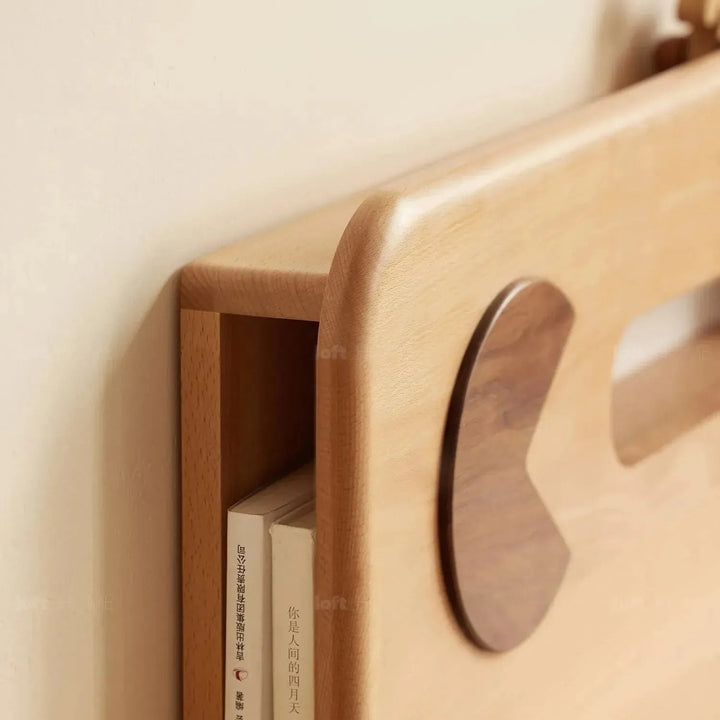 Scandinavian Wood Kids Bed PACMAN