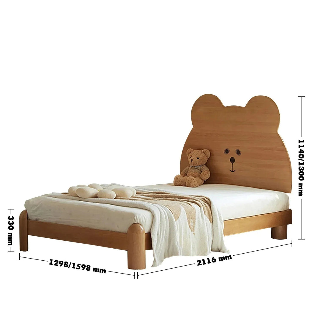Scandinavian Wood Kids Bed TEDDY